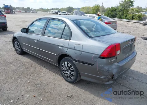 2004 Honda Civic Lx z USA, uszkodzony, nr VIN 2HGES16564H612571